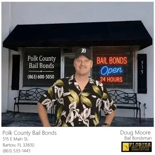 The Polk County Bail Bonds office in Bartow, Florida
